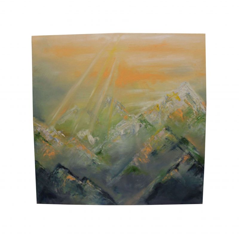 Картина «Рассвет над горами»